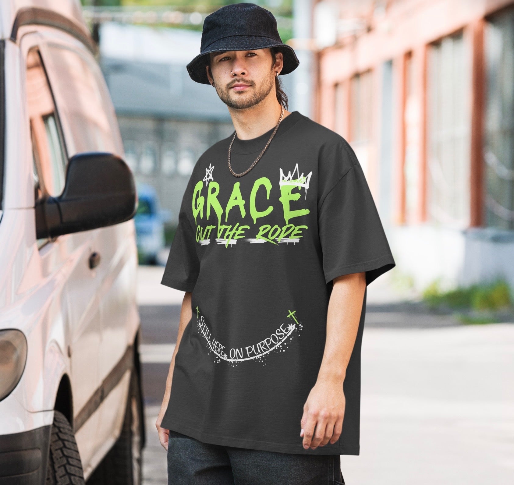 Oversized faded t-shirt
