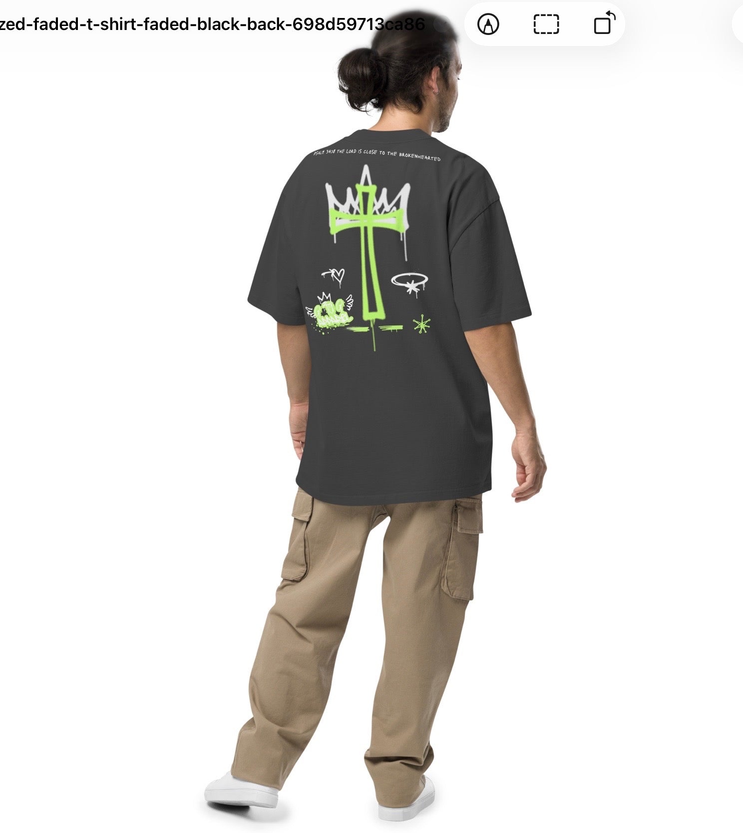 Oversized faded t-shirt