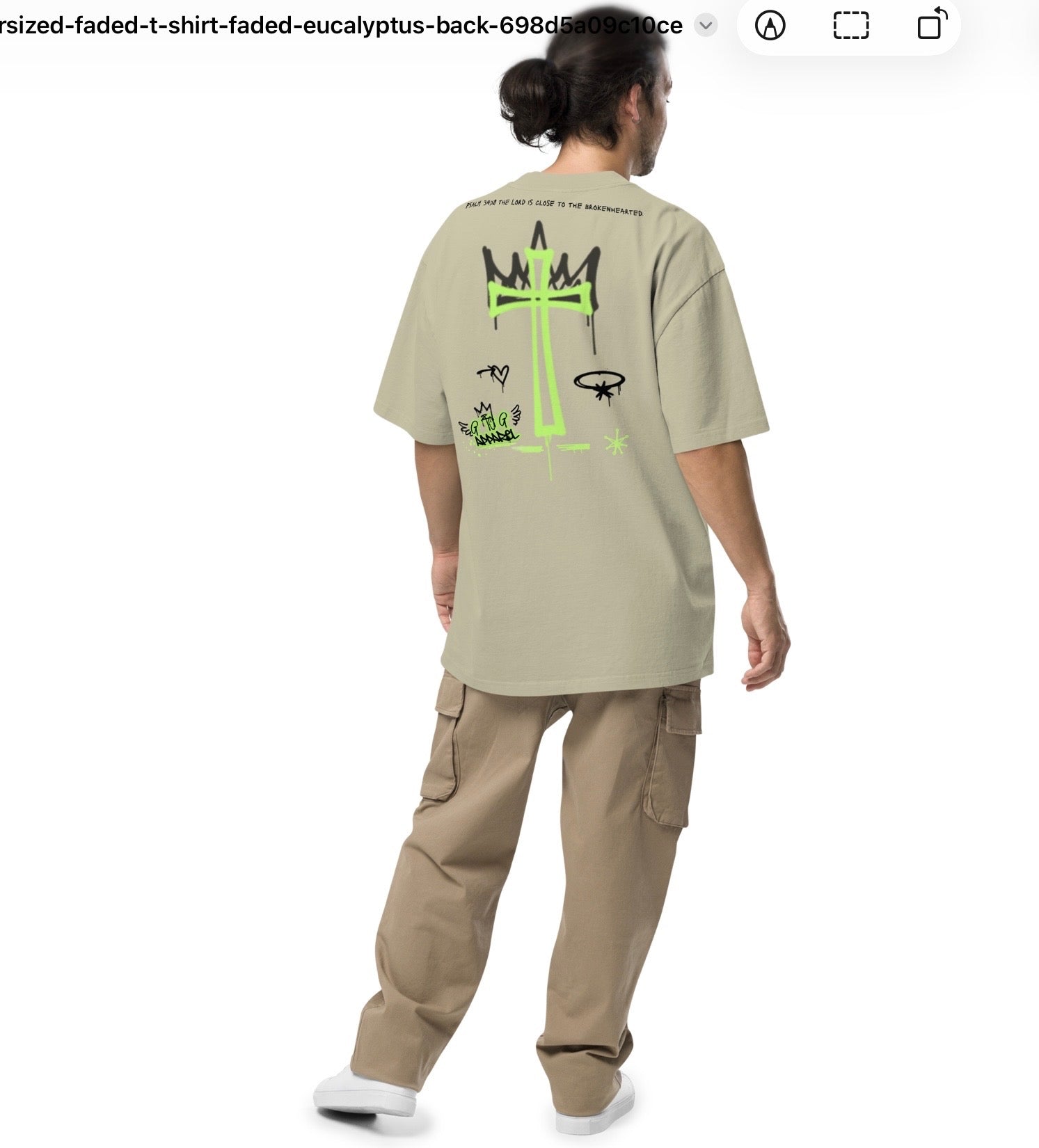 Oversized faded t-shirt