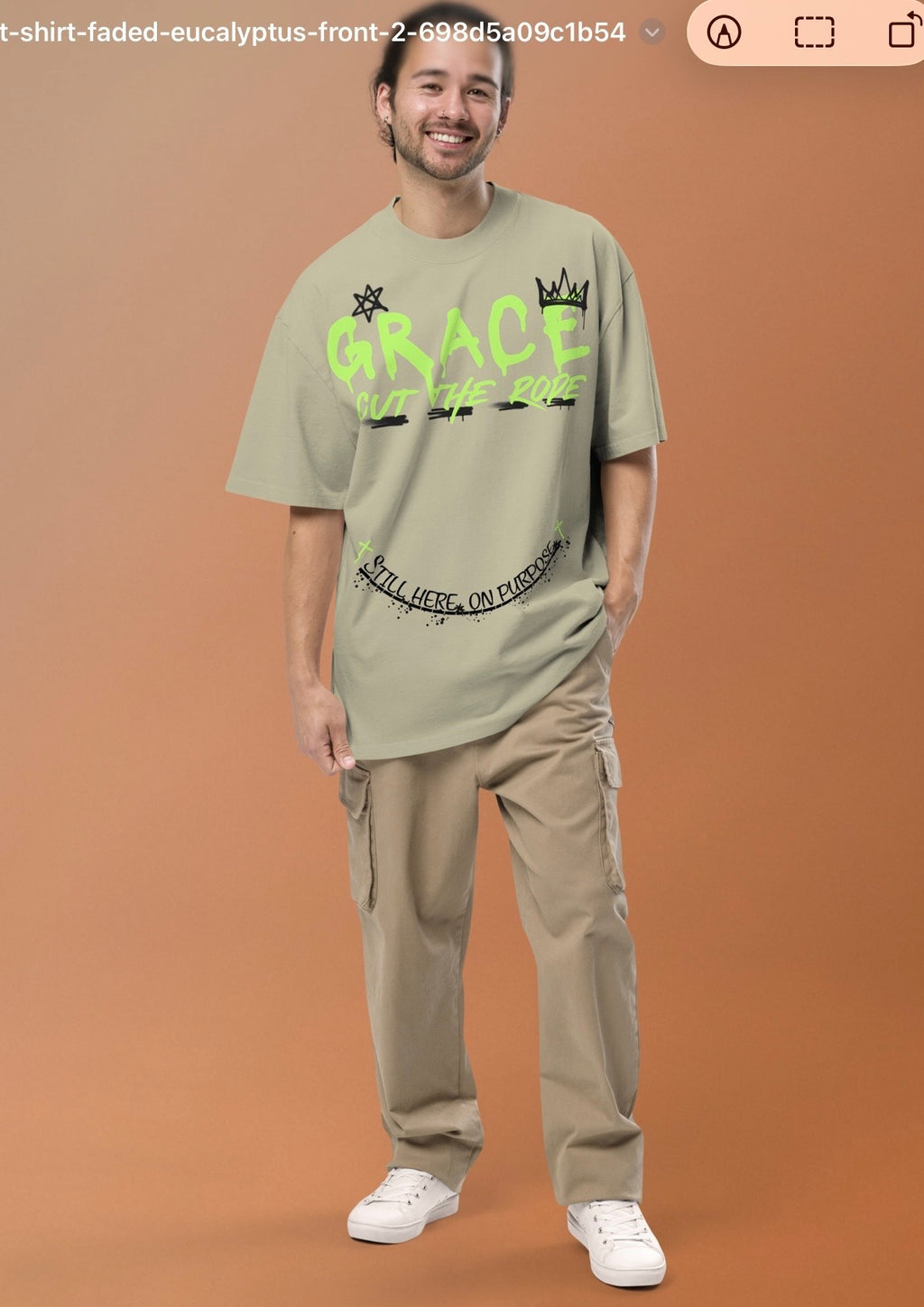 Oversized faded t-shirt