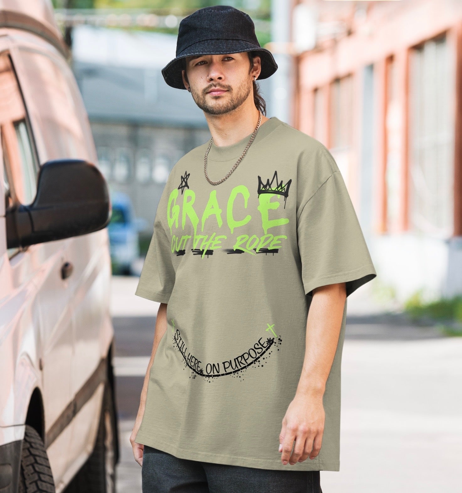 Oversized faded t-shirt