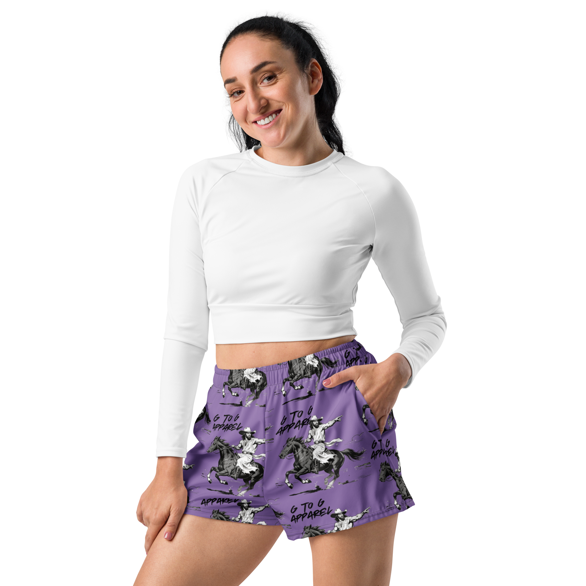All-Over Print Unisex Athletic Shorts
